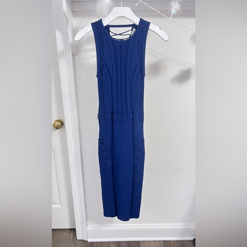 Ronny Kobo Knit Bandage Dress